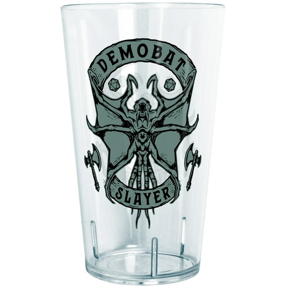 Netflix Stranger Things Demobat Axe Badge Tritan Drinking Cup Clear 24 oz.