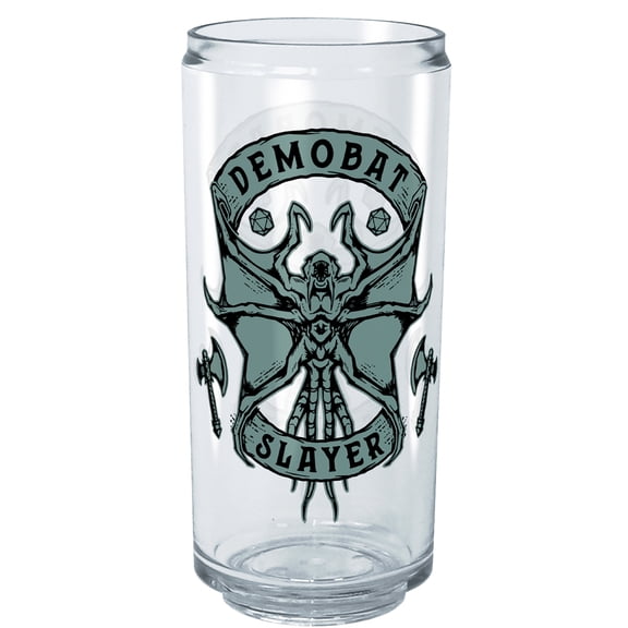 Netflix Stranger Things Demobat Dice Logo Tritan Can Shaped Cup Clear 16 oz.