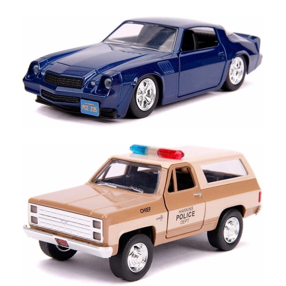 Stranger Things Diecast Toy Car Package - Two 1/32 Scale Diecast Model Cars