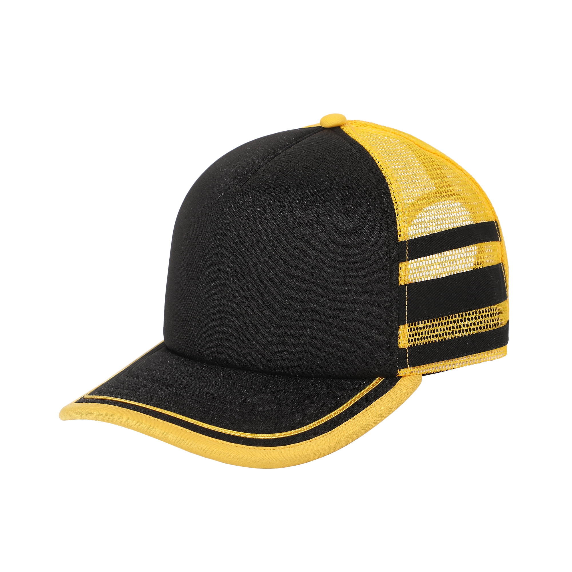 Cappellino Trucker con Applicazione Mountain in colore nero