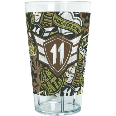 Stranger Things Eleven Demobat Logo  Tritan Drinking Cup Clear 24 oz.