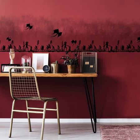 Stranger Things Forest Scene Peel And Stick Wall Decals