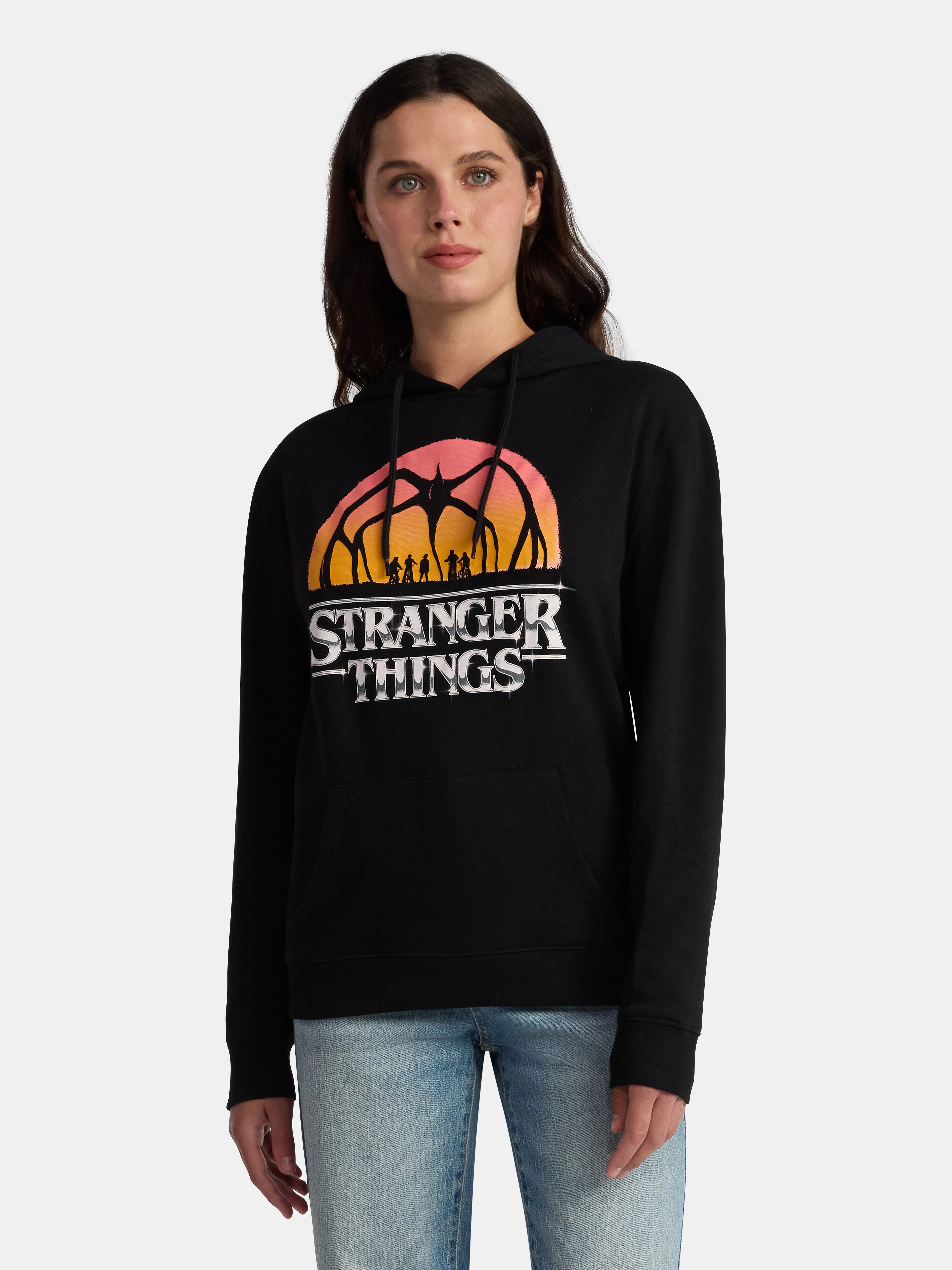 Netflix Stranger Things Graphic Hoodie, Women's and Women's Plus