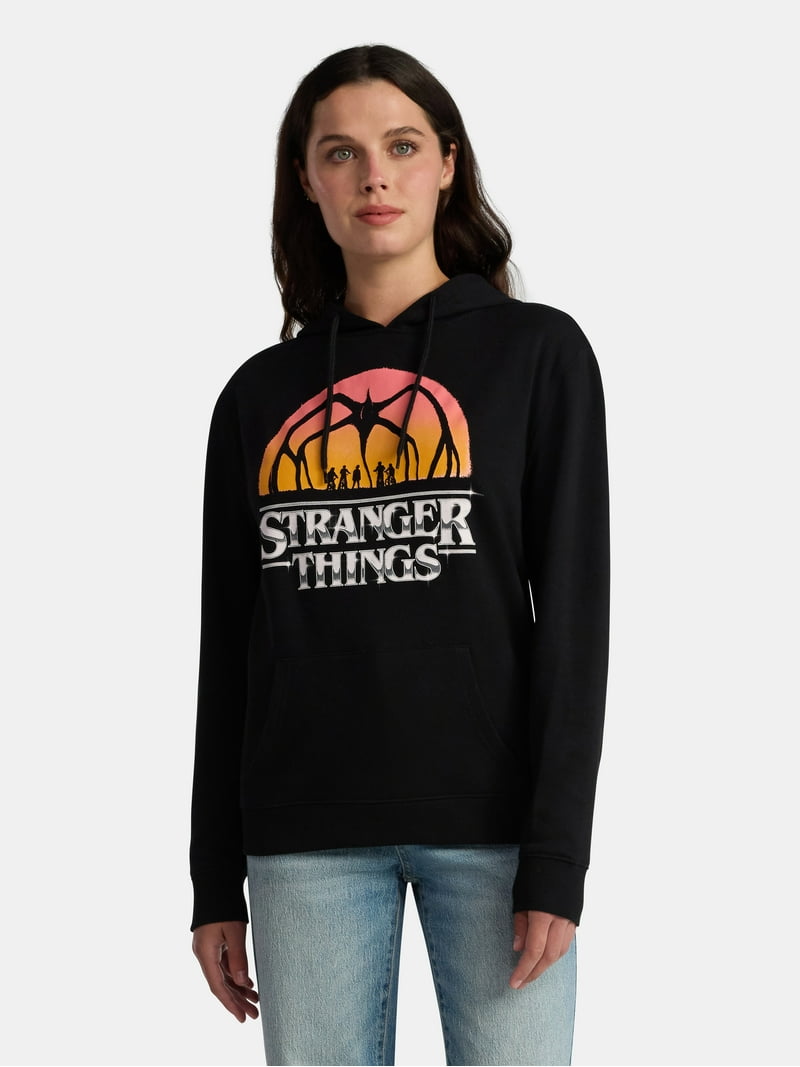 Netflix Stranger Things Graphic Hoodie, Women's and Women's Plus