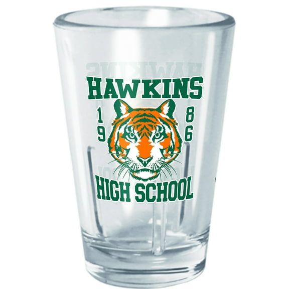 Netflix Stranger Things Hawkins High School 1986 Tritan Shot Glass Clear 2 oz.