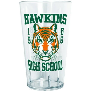 Stranger Things Hawkins High School Tiger  Tritan Drinking Cup Clear 24 oz.