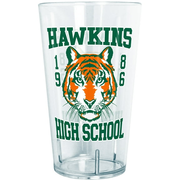 Netflix Stranger Things Hawkins High School Tiger Tritan Drinking Cup Clear 24 oz.