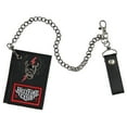 thumbnail image 1 of Stranger Things Hellfire Club Demogorgon Hunter Tri-Fold Snap Chain Wallet, 1 of 7