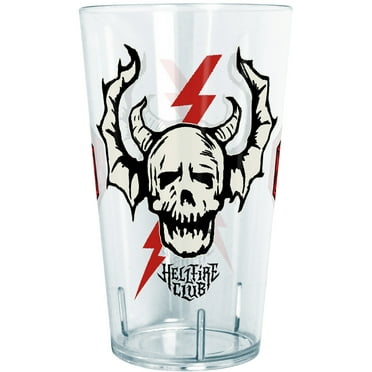 Stranger Things Hellfire Club Skeleton  Tritan Drinking Cup Clear 24 oz.