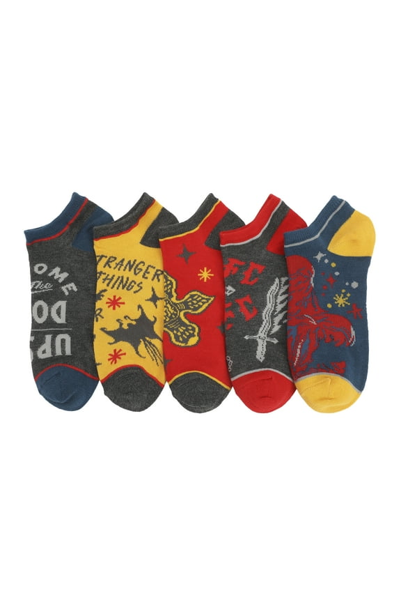 Stranger Things Icons Womens Ankle Socks 5 Pack