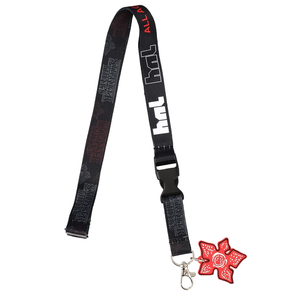Stranger Things Lanyard with Clear Sleeve