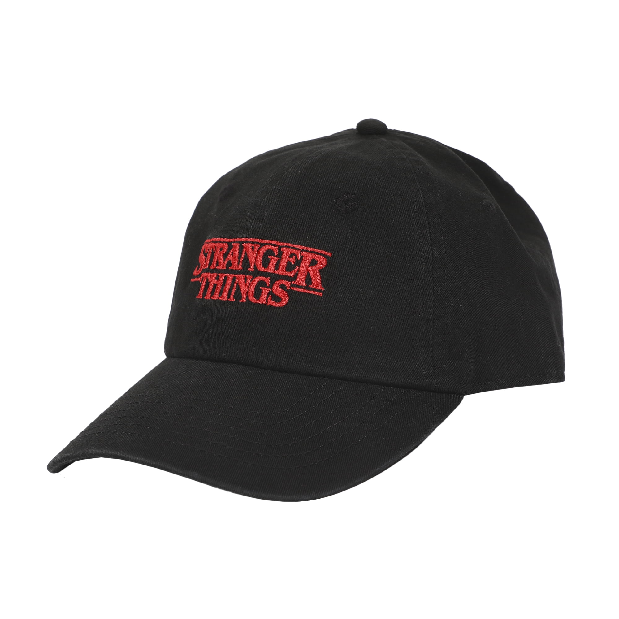 Stranger Things Logo Black Unstructured Baseball Cap Cotton Adjustable Fan Hat Stranger Things Hellfire Club Black Unstructured Baseball  main image 2