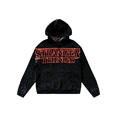thumbnail image 1 of Stranger Things Starry Logo Adult Black Long Sleeve Hooded Sweatshirt-Medium, 1 of 6