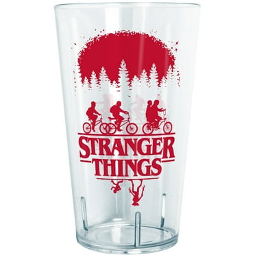 Stranger Things Main Poster Silhouettes  Tritan Drinking Cup Clear 24 oz.
