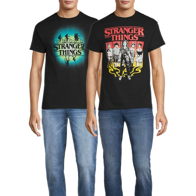 stranger things t shirt mens