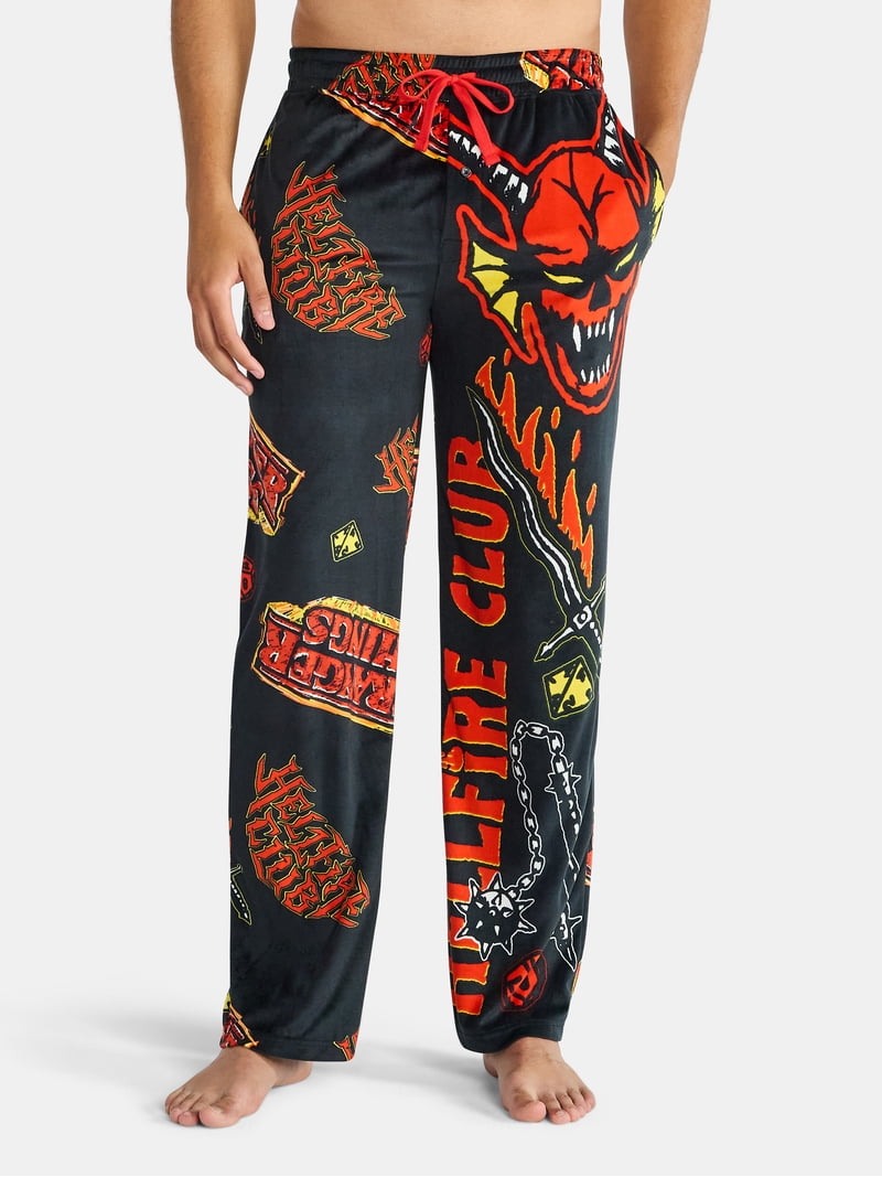 Netflix Stranger Things Men's and Big Men's Split Leg Graphic