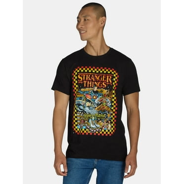 Stranger Things Men's & Big Men's Rink-O-Mania Graphic Tee Shirt, Sizes S-3XL