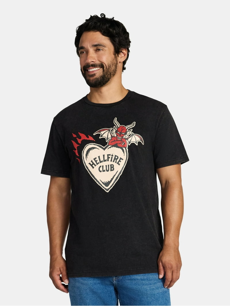 Netflix Stranger Things Valentine's Day Men's and Big Men's