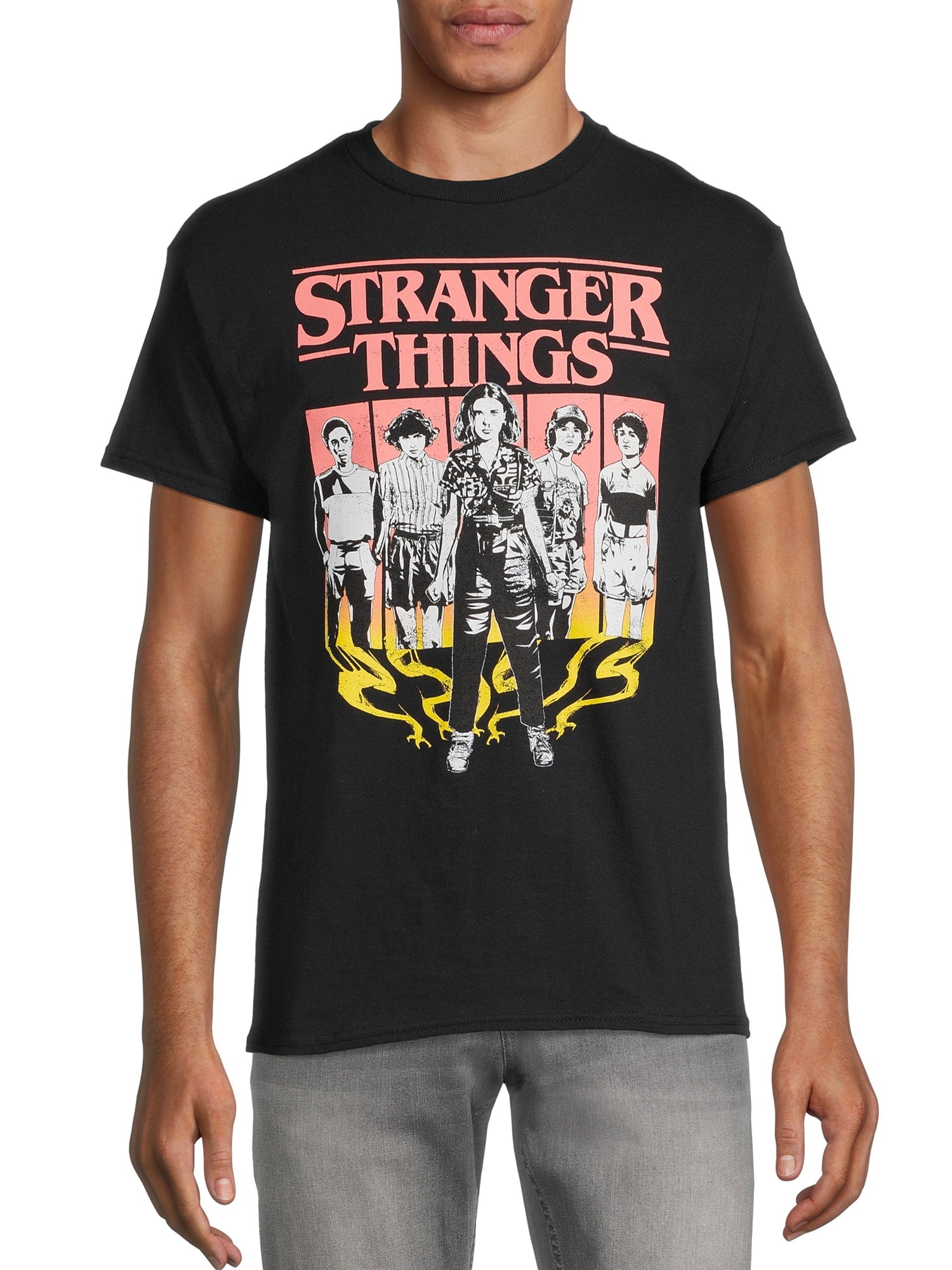 Stranger Things Characters Men's T-Shirt