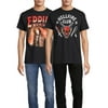 Stranger Things Men's Hellfire Club Eddie Munson Graphic Tees, 2-Pack, Sizes S-3XL
