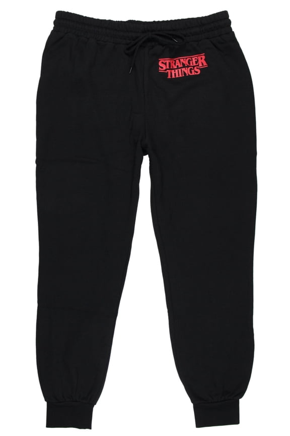 Stranger Things Mens' TV Series Show Plus Size Sleep Jogger Pajama Pants