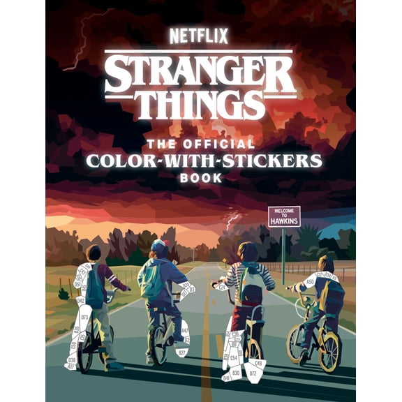 Stranger Things: the Official Color-With-Stickers Book (Paperback)