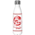 thumbnail image 1 of Netflix Stranger Things Surfer Boy Pizza Logo Stainless Steel Water Bottle, 1 of 3