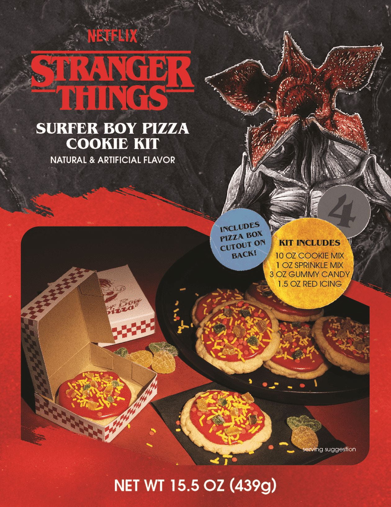 Stranger Things Surferboy Pizza Cookie Kit