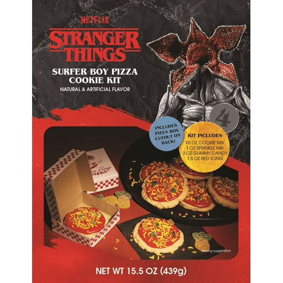 Stranger Things Surferboy Pizza Cookie Kit