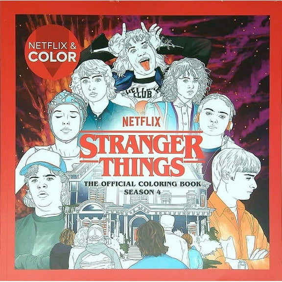 Stranger Things: The Official Coloring Book, Season 4 (Walmart Exclusive)