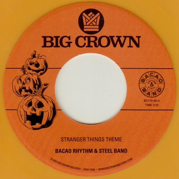 The Bacao Rhythm & Steel Band Stranger Things Theme/Halloween Theme (Vinyl Record) 7" Single