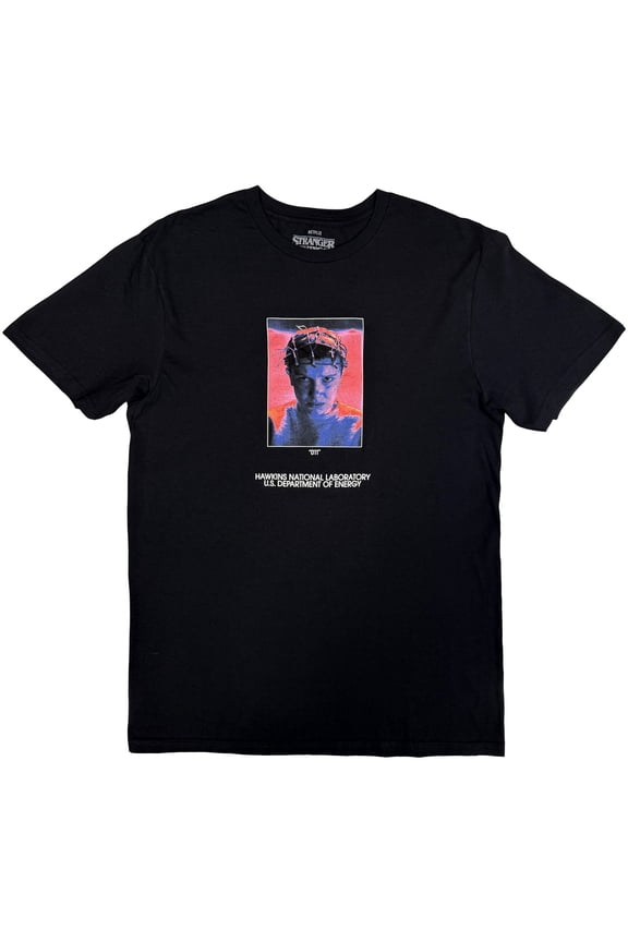 Stranger Things Unisex T-Shirt: Hawkins National Laboratory (Black)