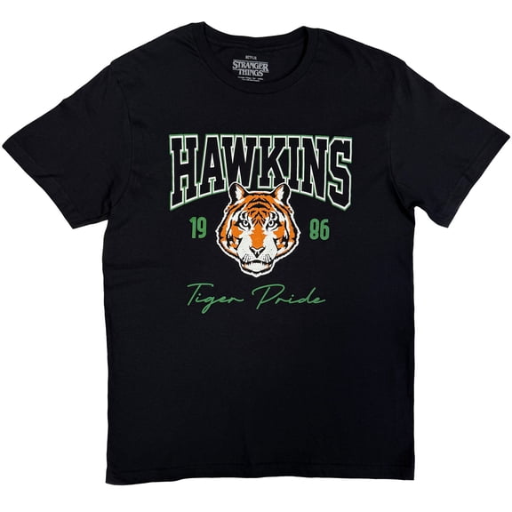 Stranger Things Unisex T-Shirt: High School Hawkins (Black)