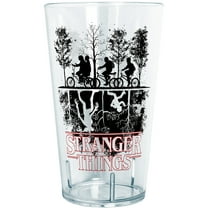 Netflix Stranger Things Upside Down Logo Tritan Drinking Cup Clear 24 oz.