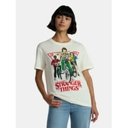 Netflix Stranger Things Graphic Tee with Short Sleeves, Women’s Sizes XXS-XXL