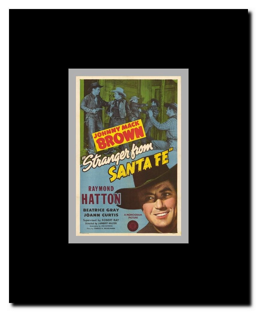 Stranger from Santa Fe Framed Movie Poster