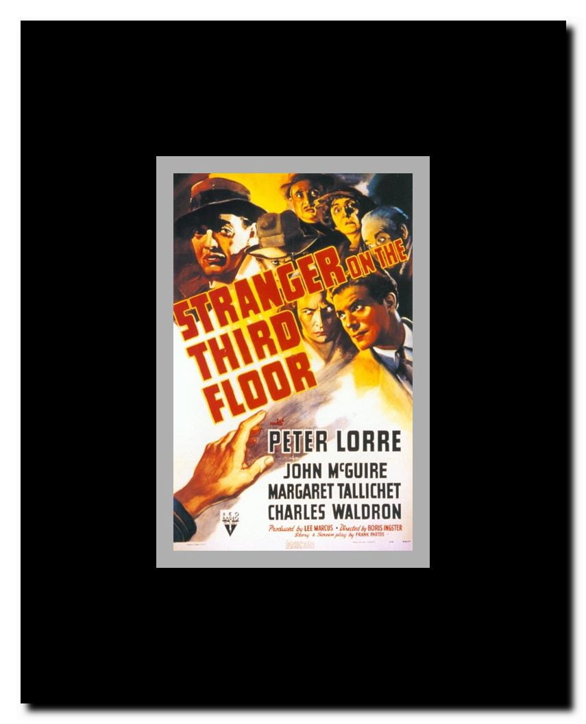 Stranger on the Third Floor Framed Movie Poster