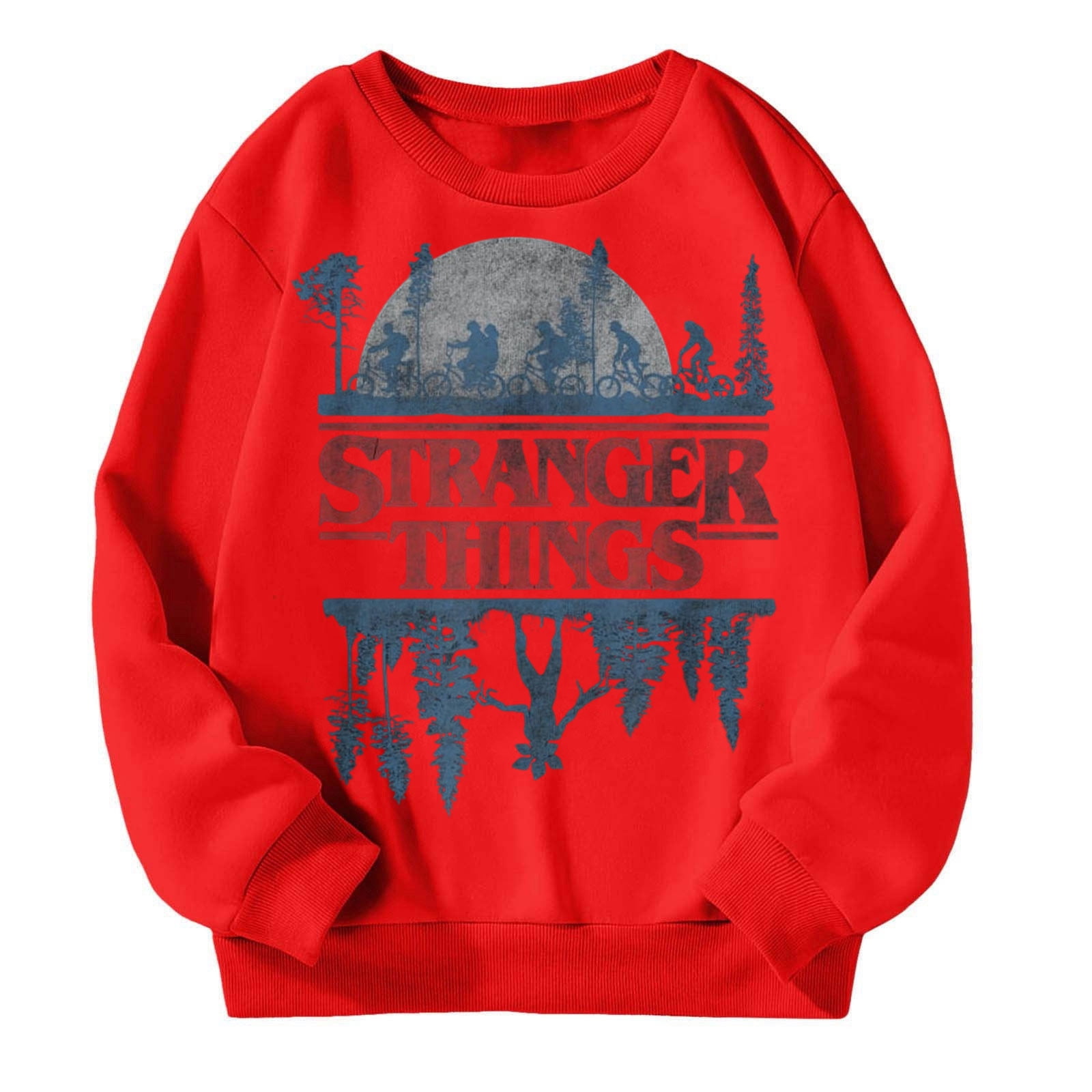 Stranger`things Boys Girls Casual Streetwear Pullover Hoodie Kids