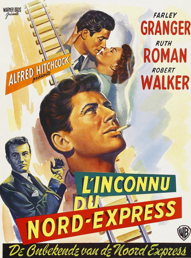 Strangers On A Train Canvas Art - (24 x 36)