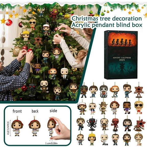 Strangers S Things Advent Calendar,24 Days Countdown Advent Calendar Blind Box,Gifts For Adults Friends Fans