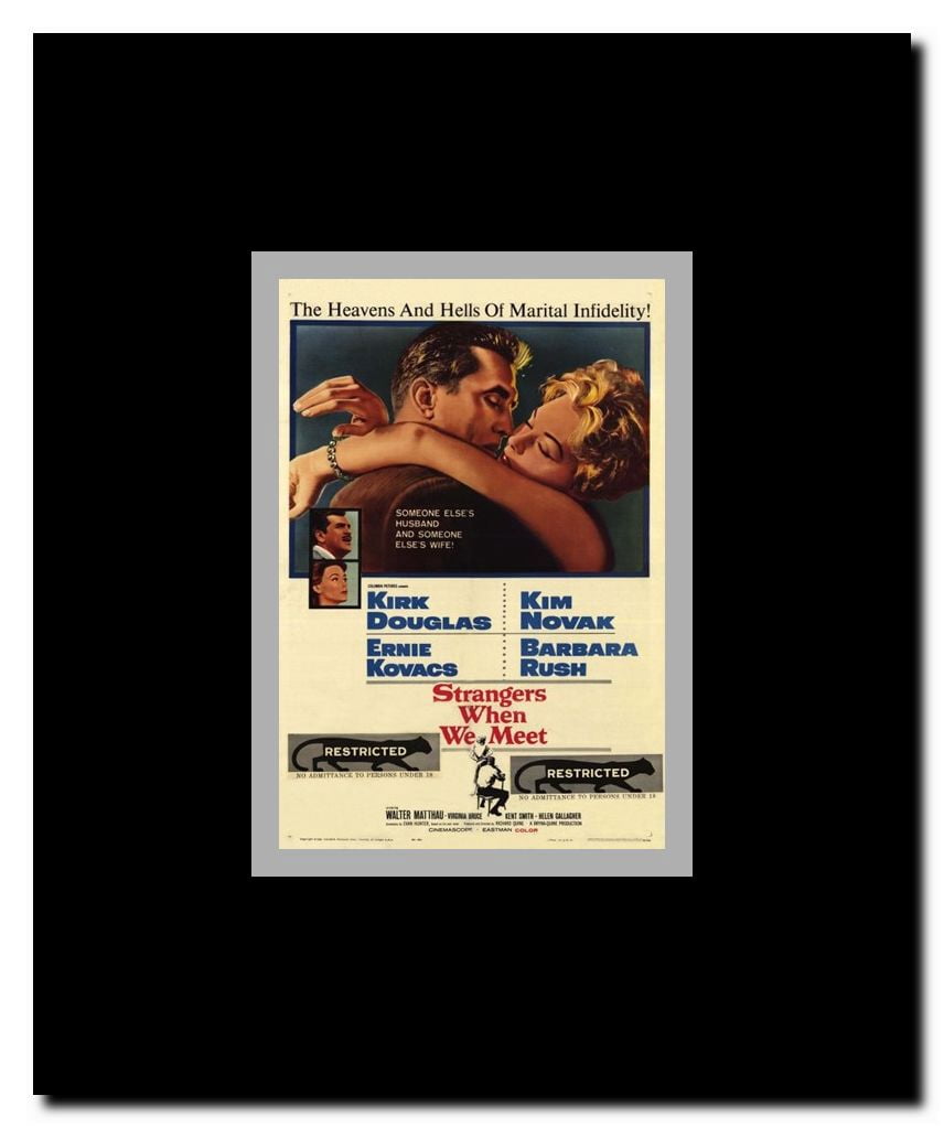 Strangers When We Meet Framed Movie Poster