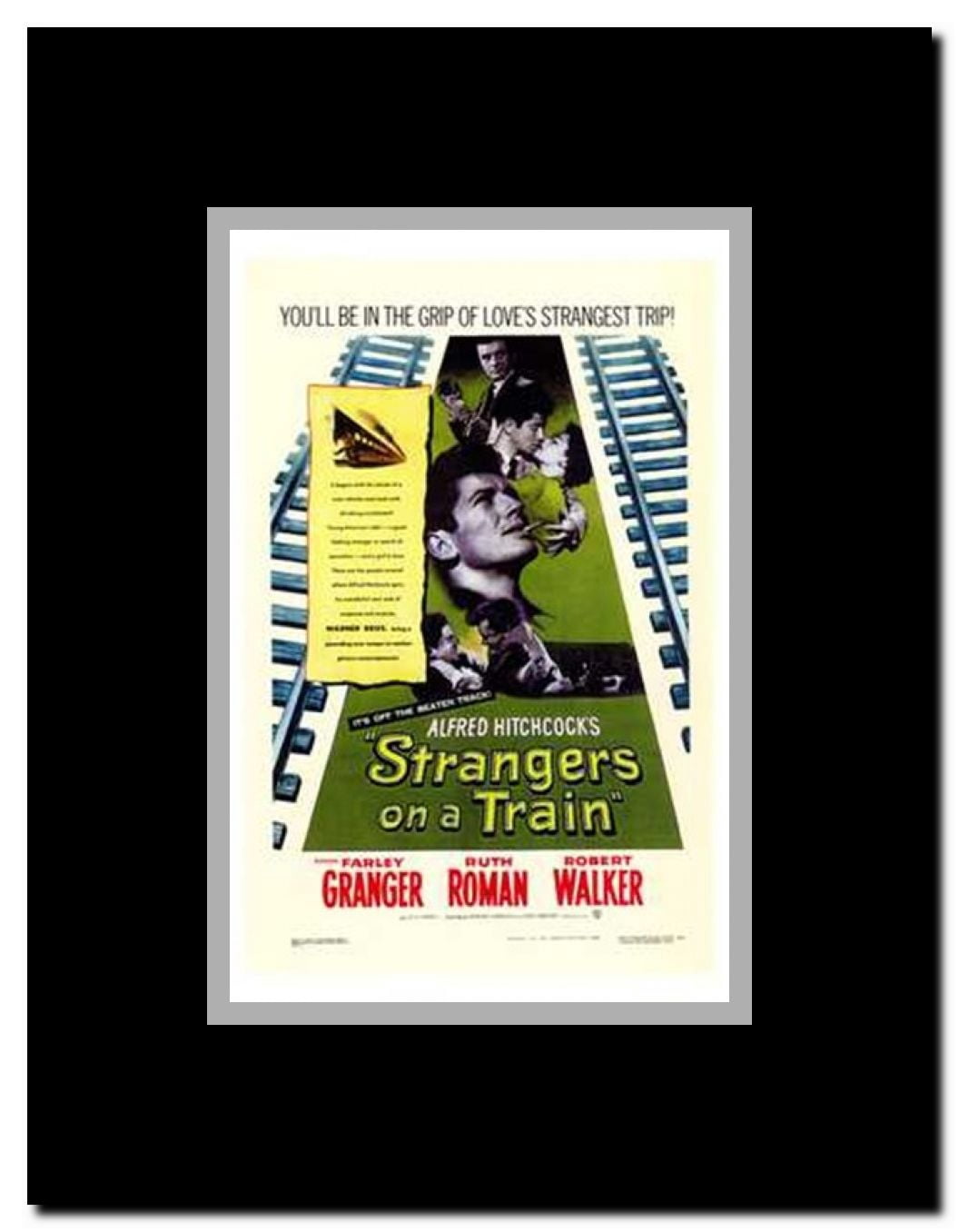 Strangers on a Train Framed Movie Poster