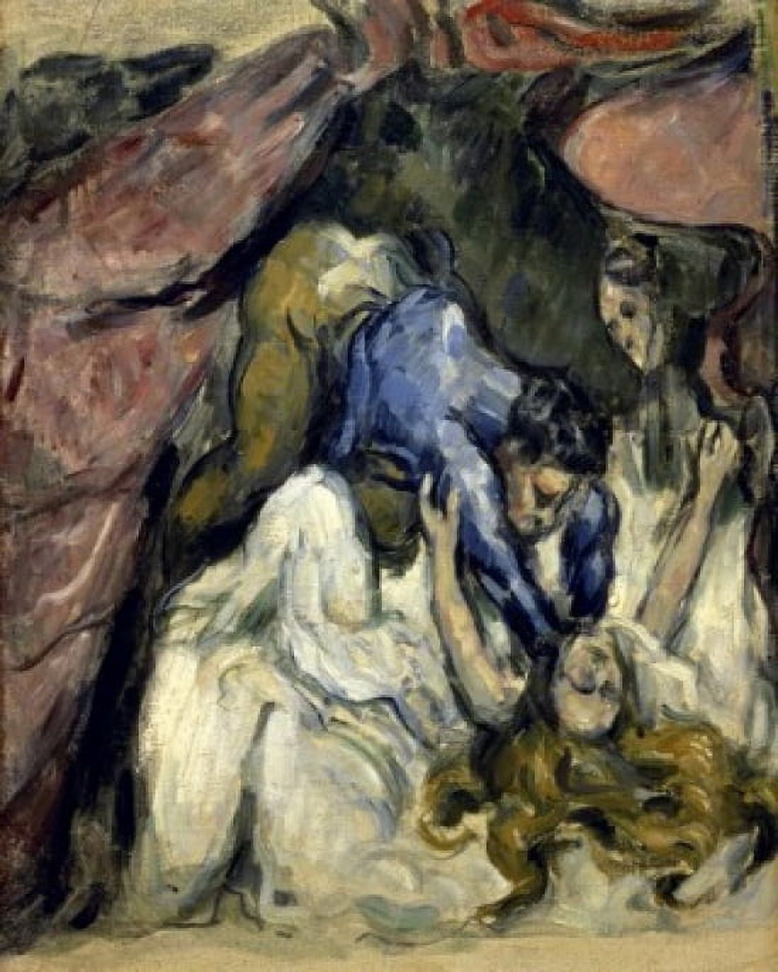 The Strangled Woman (Le Femme Stranglee) 19th C Paul Cezanne (1839-1906 French) Oil on canvas Musee dOrsay Paris France Canvas Art - Paul Cezanne (18 x 24)