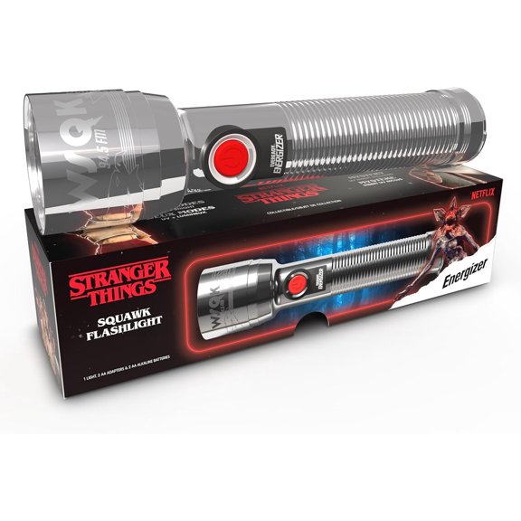 Stranr Things Squawk Retro LED Flashlight, Water Resistant and Drop Tested Camping Limited Edition, 250 Lumens