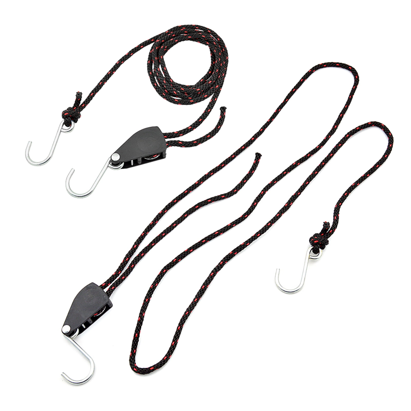 Strap 2pcs Kayak Tie Down Straps Ratchet Pulley Ropes Adjustable Ropes ...