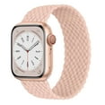 thumbnail image 1 of Strap for Apple Watch Bands 44mm 40mm 49mm 45mm 41mm 38mm 42mm 44 45 mm Braided Bracelet for iWAtch Ultra 2 series SE 9 7 6 3 8 Band (pink sand,S,42mm 44mm 45mm 49mm), 1 of 7