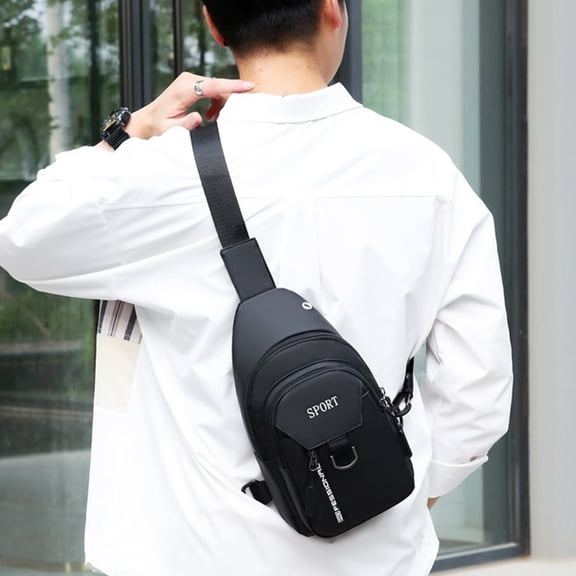Strap Bag Crossbody Backpack Men Ladies Strap Backpack Hiking Backpack Multipurpose Messenger Chest Bag