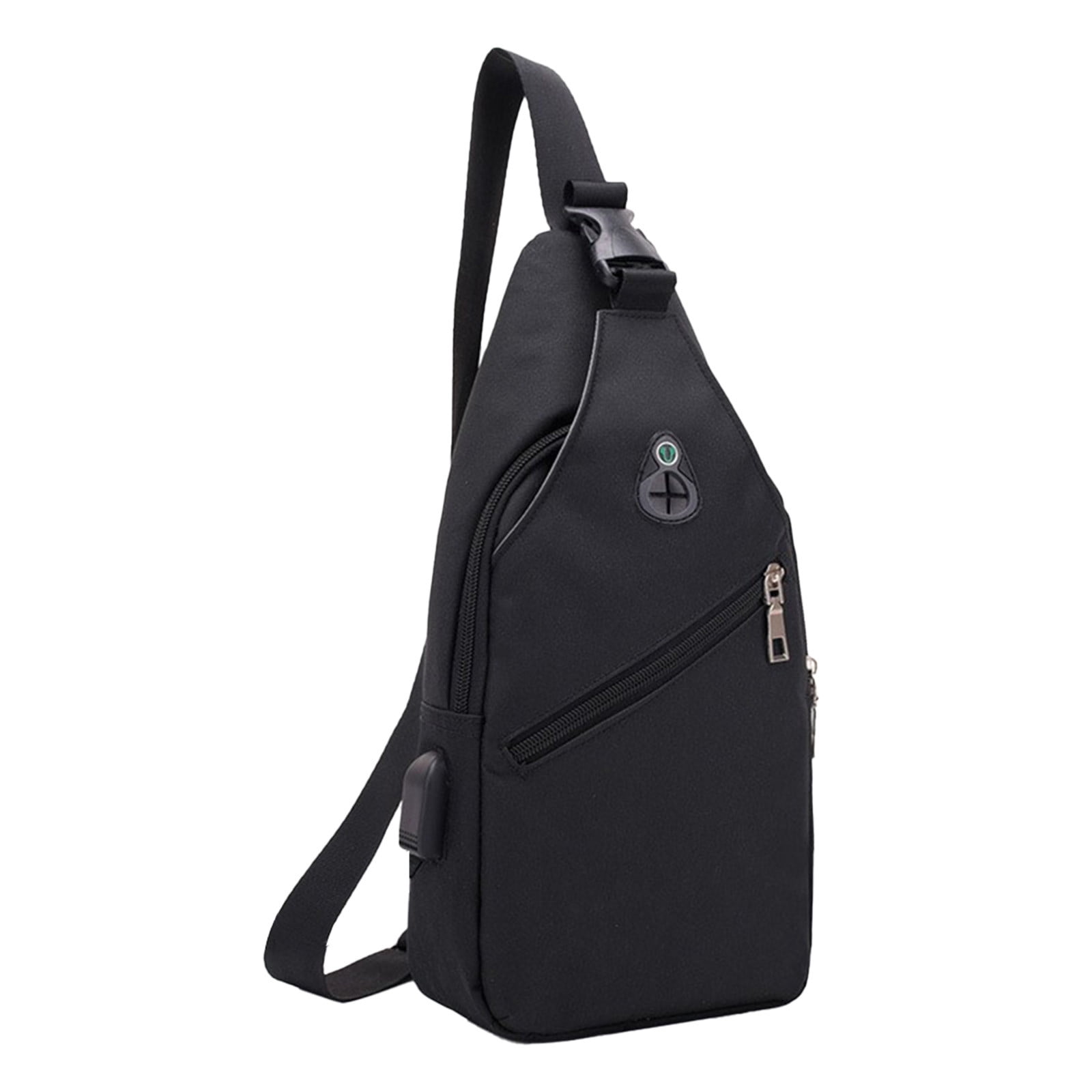 Strap Bag Crossbody Backpack With USB Hole With Headphone Hole Strap
