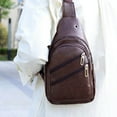 thumbnail image 1 of Strap Bag Crossbody Backpack With With Headphone Hole Strap Backpack Hiking Backpack Multipurpose Crossbody Chest Bag, 1 of 9