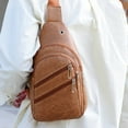 thumbnail image 1 of Strap Bag Crossbody Backpack With With Headphone Hole Strap Backpack Hiking Backpack Multipurpose Crossbody Chest Bag, 1 of 9